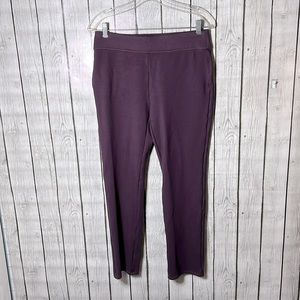 Soft surroundings purple pull on pants size Small